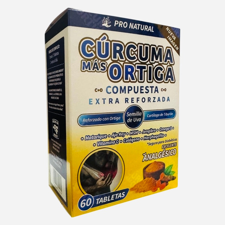 curcuma y ortiga cápsulas