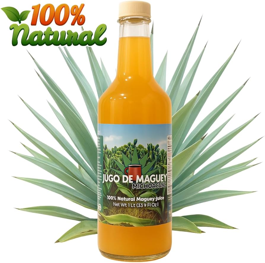 jugo de maguey y cúrcuma